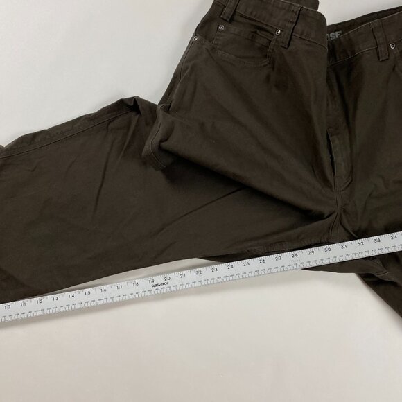 Duluth Trading Co Flex Fire Hose Pants Mens 46 x 32 Actual 44 x 30.5 Brown - Picture 11 of 12